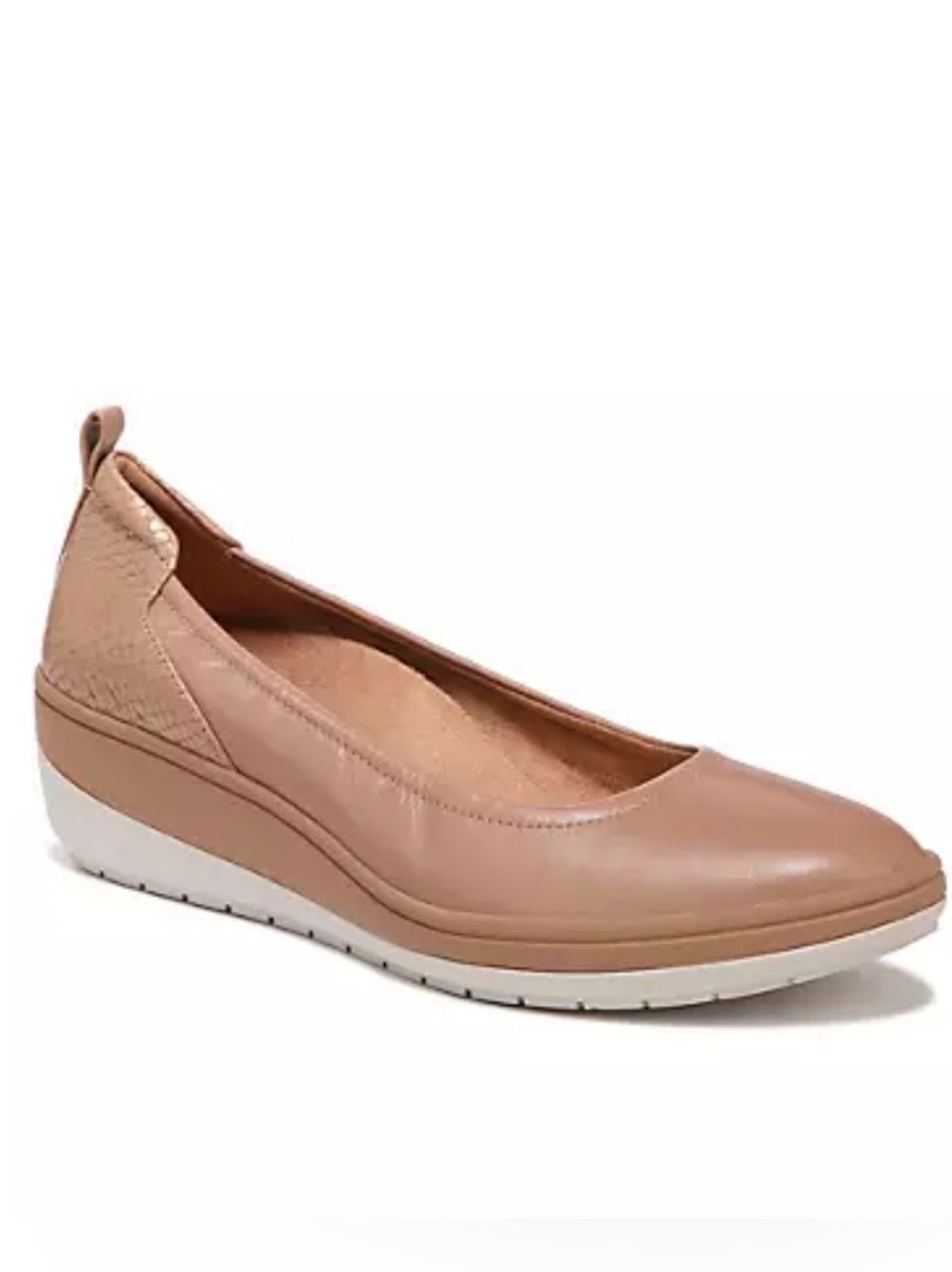 Vionic Jacey Toffee Wedge Shoes Size 7